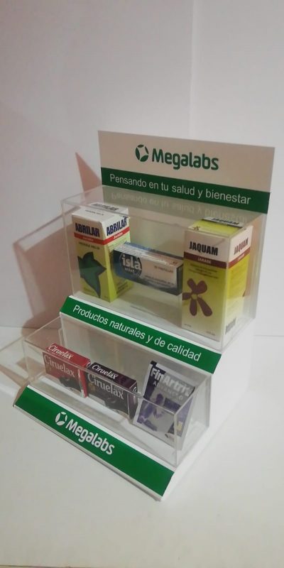 Exhibidores de Poliestireno y Acrílico